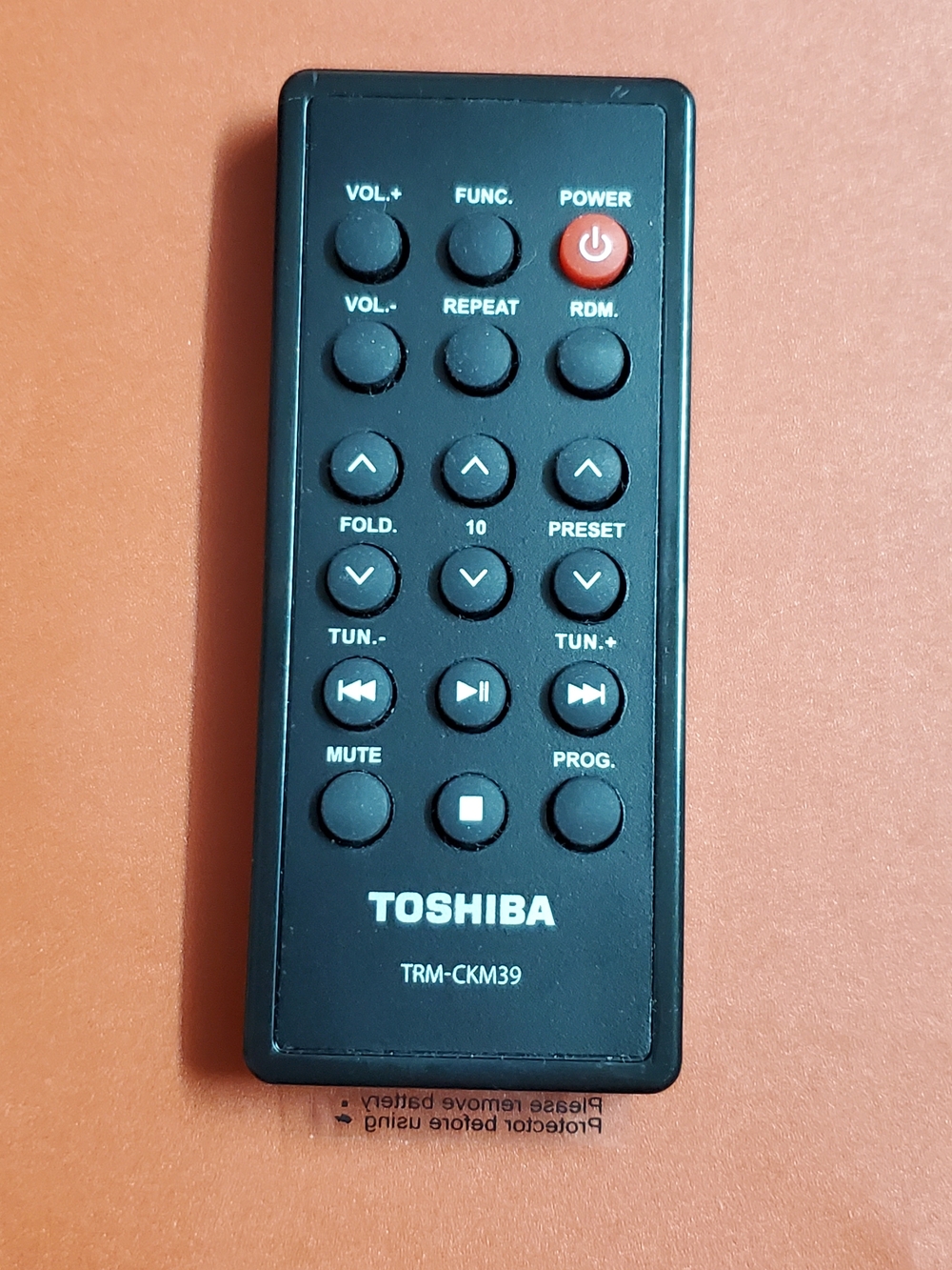 Toshiba TRM-CKM39 Remote